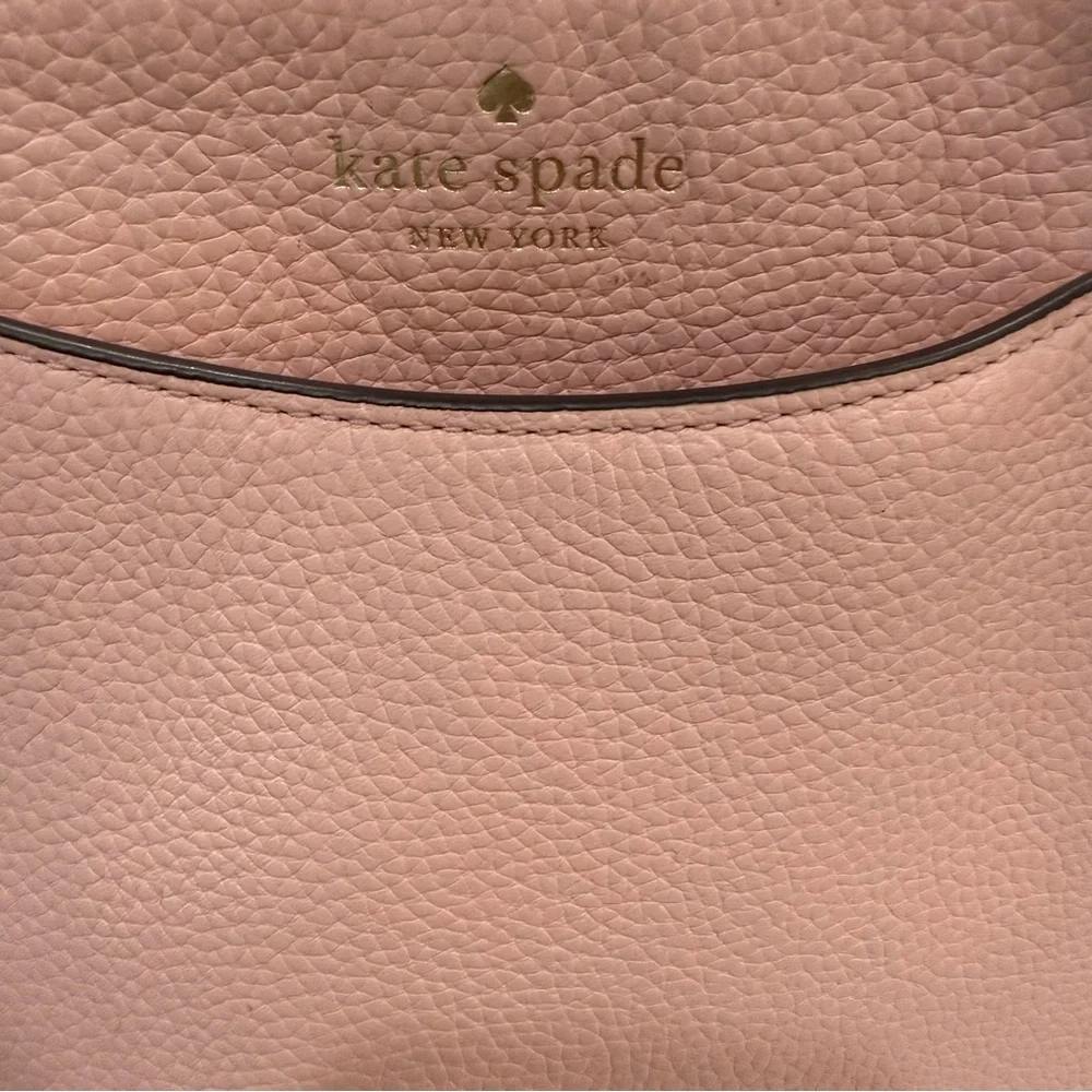 Kate Spade Monica Satchel Brick Pink Pebbled Leather Shoulder Bag